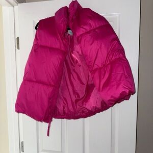 Old Navy Pink Puffer Vest XXL